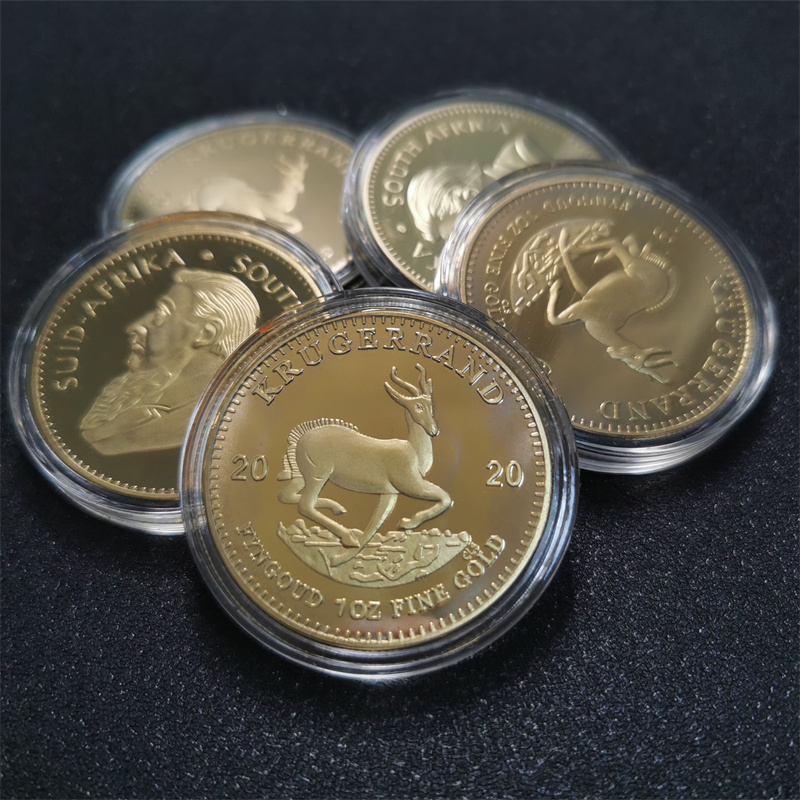 Token Coin Mechanism - South Africa Krugerrand 1OZ Simulation Gold