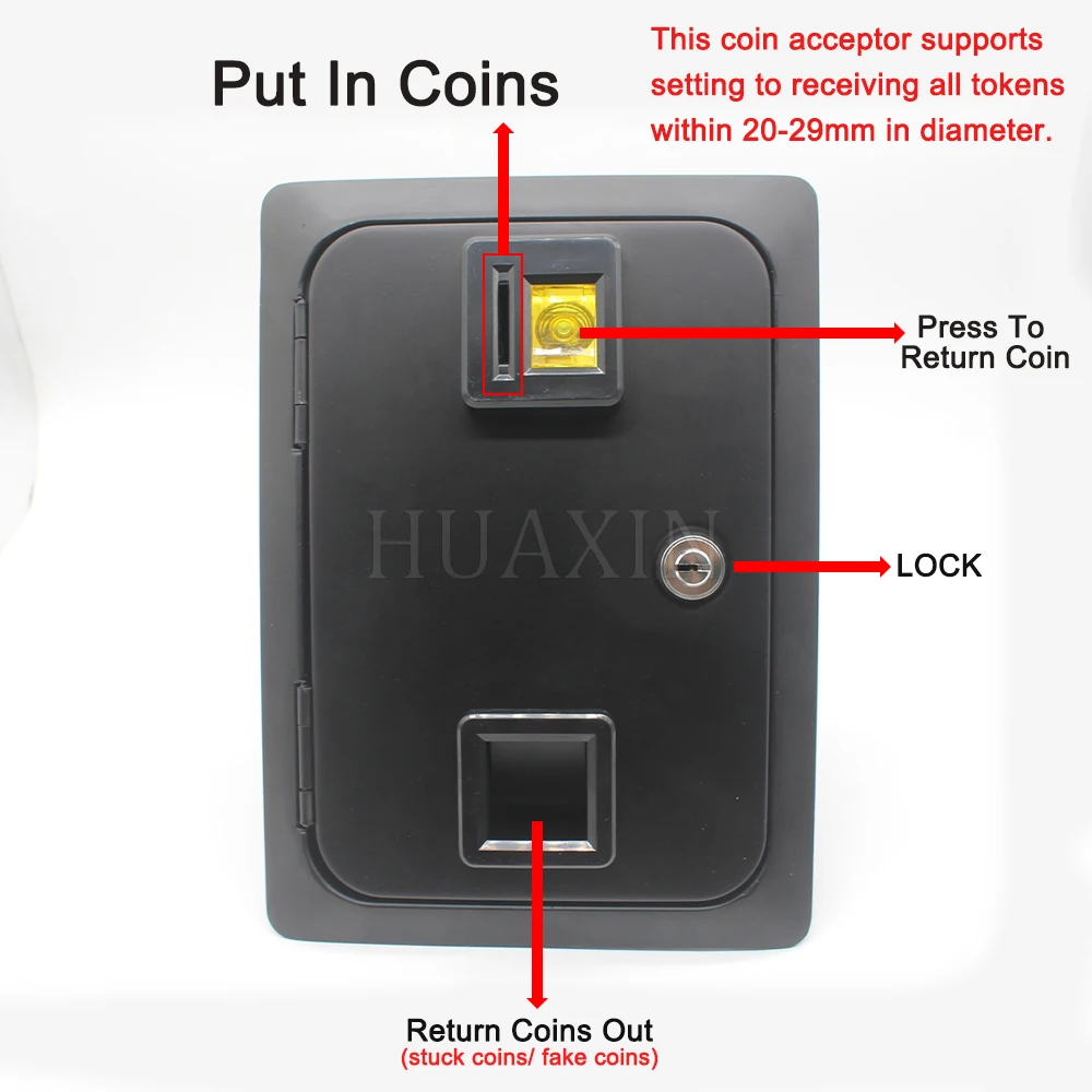 Iron Arcade Coin Door With 12V - Token Coin Mechanism บทวิจารณ์และราคา