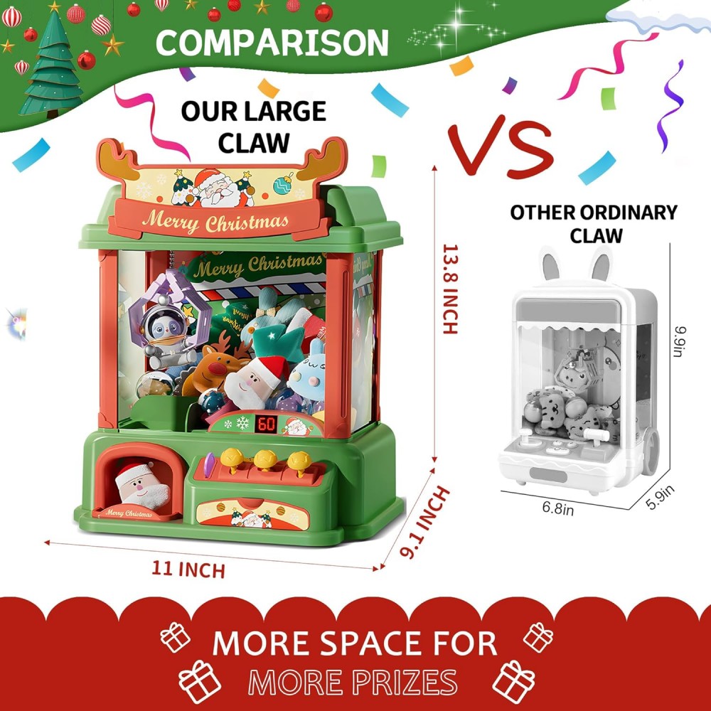 Christmas Claw Machine For Kid - Arcade Game Vending Machine บทวิจารณ์และราคา