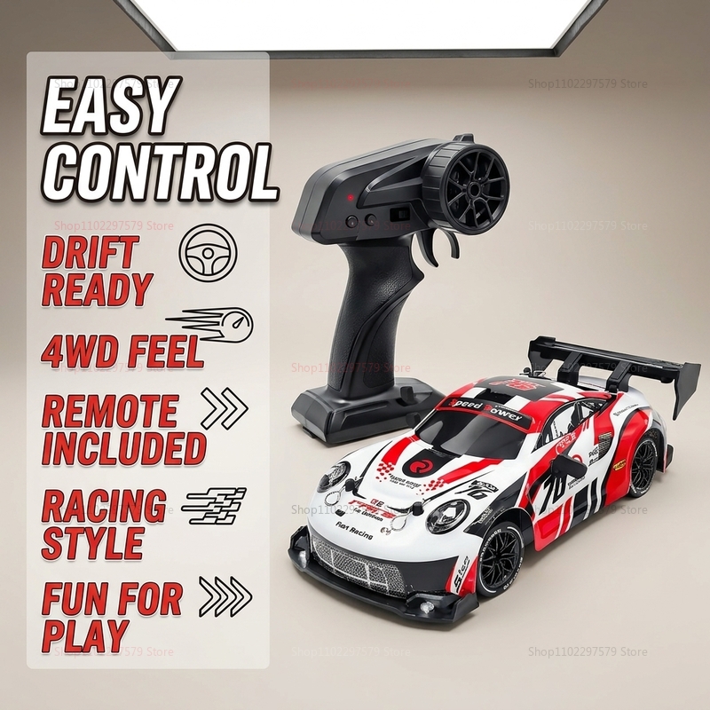 RTR 1:24 RC Drift Cars 4WD 2.4 - Racing Arcade Cabinet บทวิจารณ์และราคา