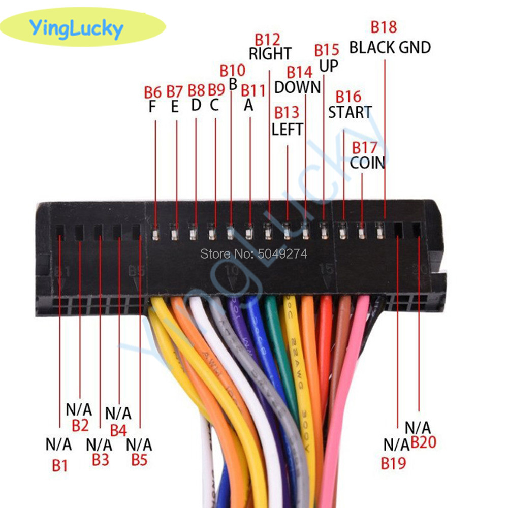 Arcade Cabinet 40-pin Wire Har - Arcade Game Cabinet บทวิจารณ์และราคา