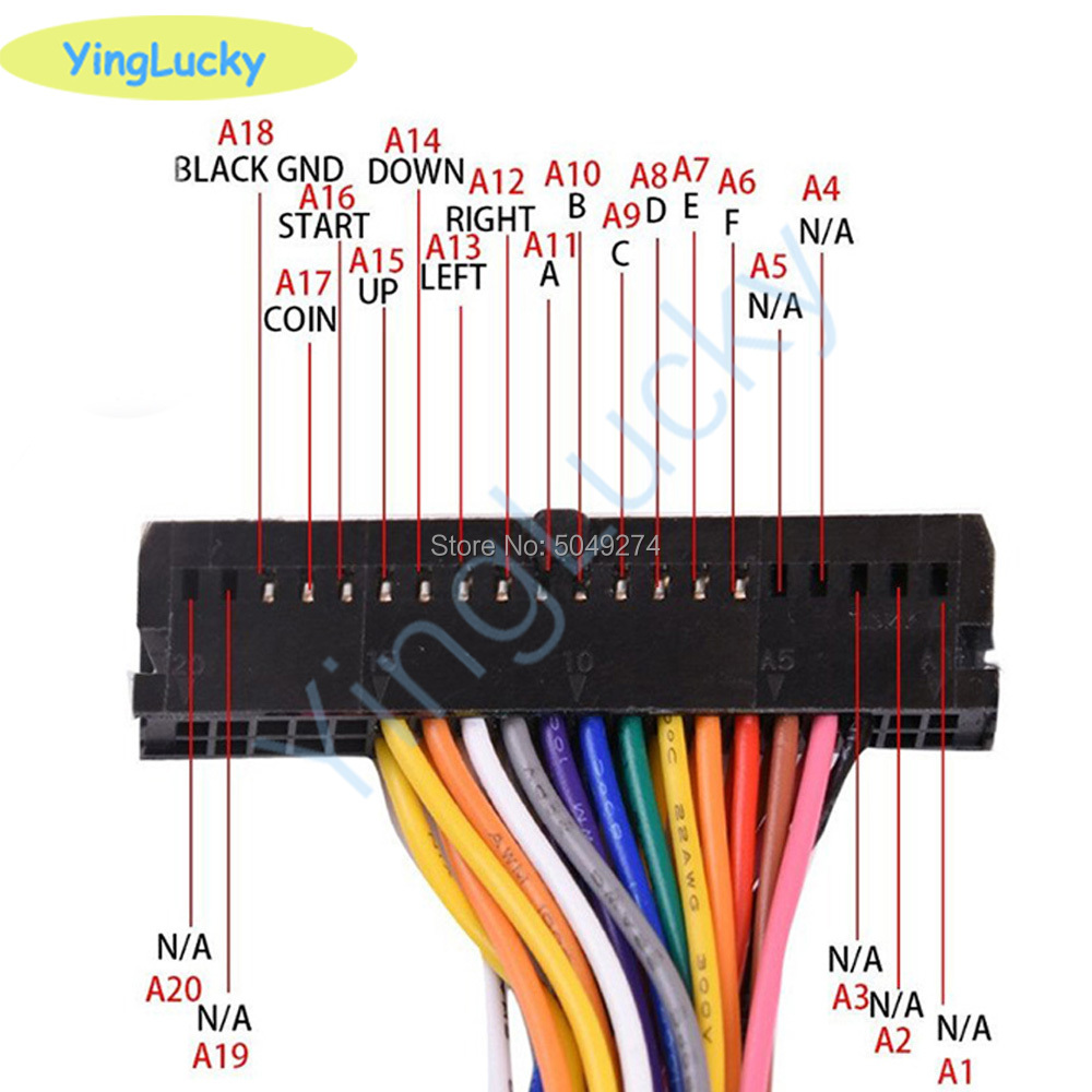 Arcade Cabinet 40-pin Wire Har - Arcade Game Cabinet บทวิจารณ์และราคา