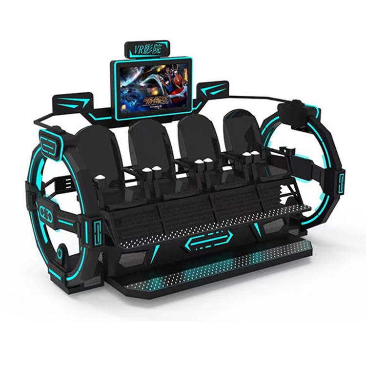 High Quality Theme Park 4 Seat - 9D Vr Simulator บทวิจารณ์และราคา