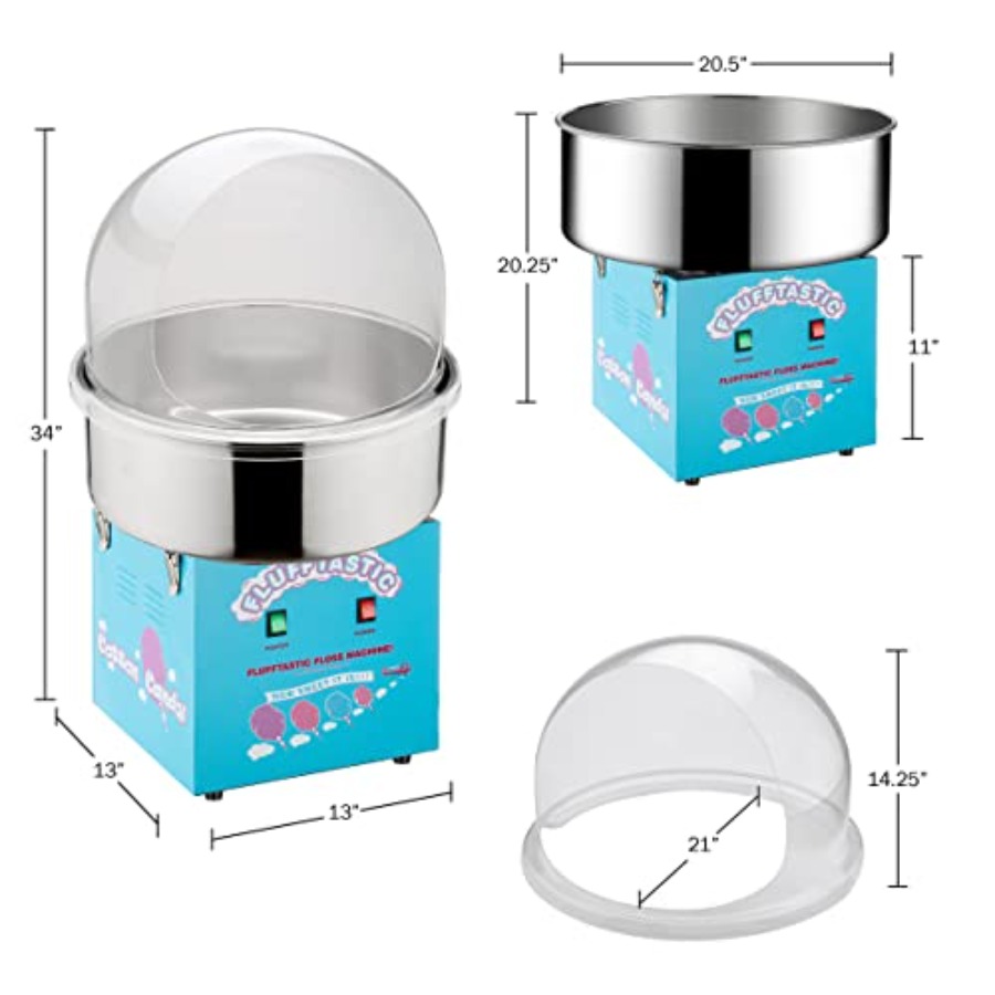 Cotton Candy Machine 1000W Flo - Candy Floss Machine บทวิจารณ์และราคา