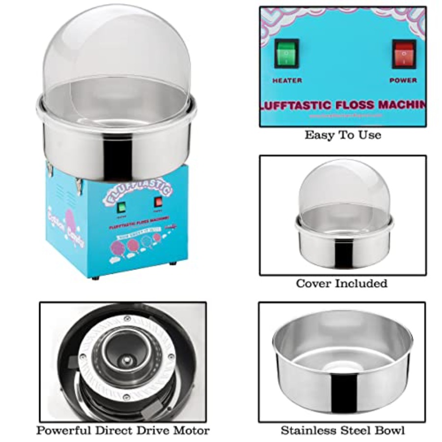 Cotton Candy Machine 1000W Flo - Candy Floss Machine บทวิจารณ์และราคา