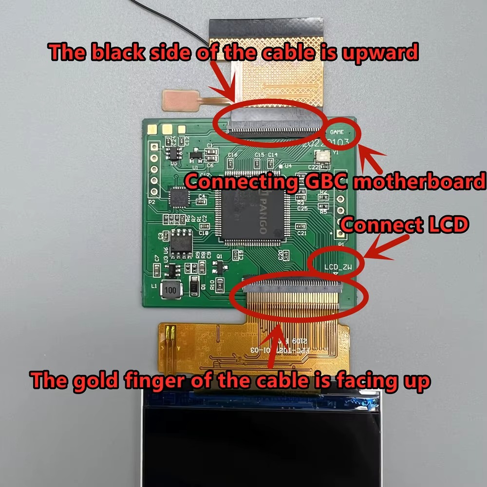 Original Size New 2.45 GBC IPS - Lcd Screen Arcade บทวิจารณ์และราคา