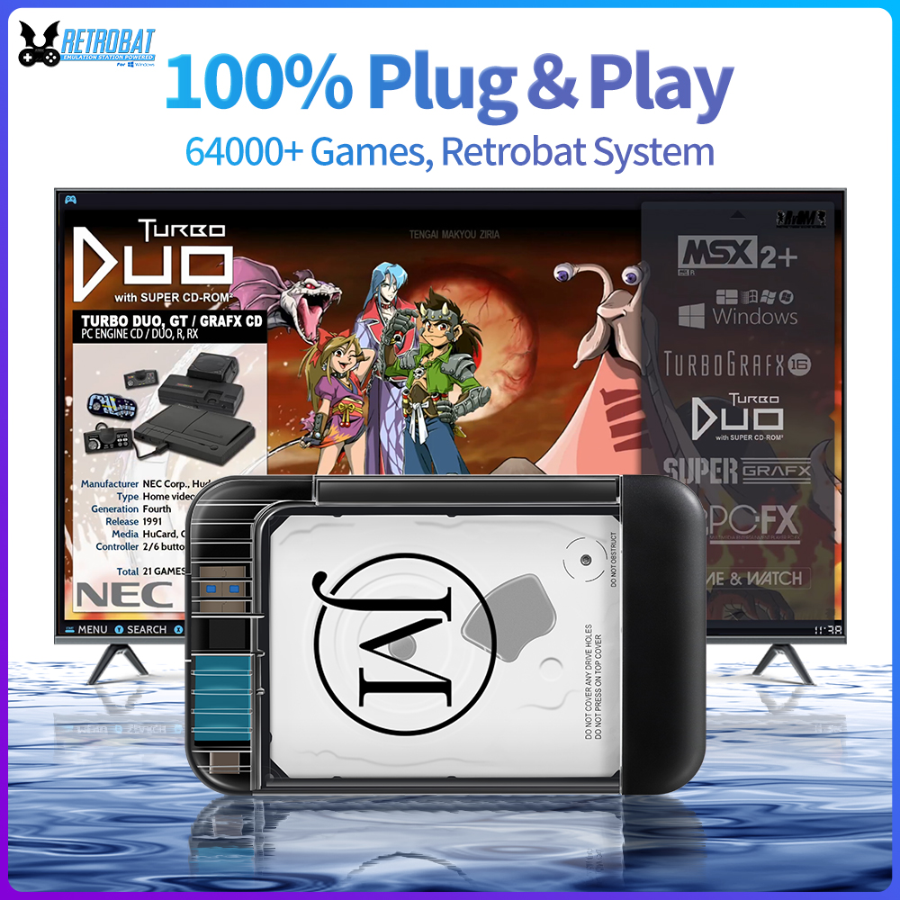 RETROBAT Portable 500G Gaming  - Arcade X บทวิจารณ์และราคา