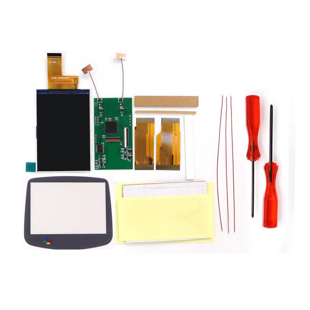 For GBA V5 Drop in Backlight L - Lcd Screen Arcade บทวิจารณ์และราคา