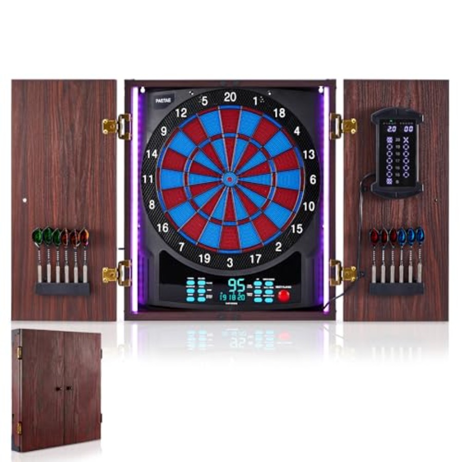 Electronic Dart Board with Cab - Electronic Dartboard Cabinet บทวิจารณ์และราคา