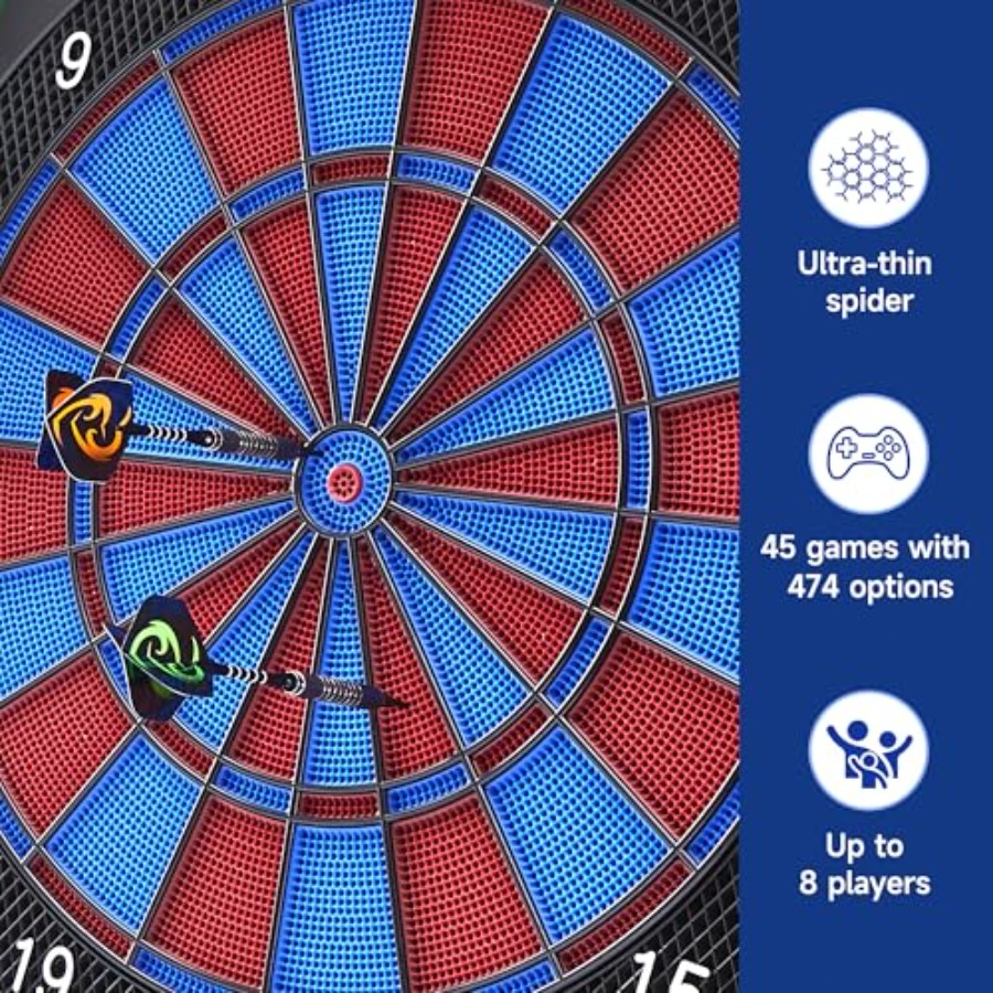 Electronic Dart Board with Cab - Electronic Dartboard Cabinet บทวิจารณ์และราคา