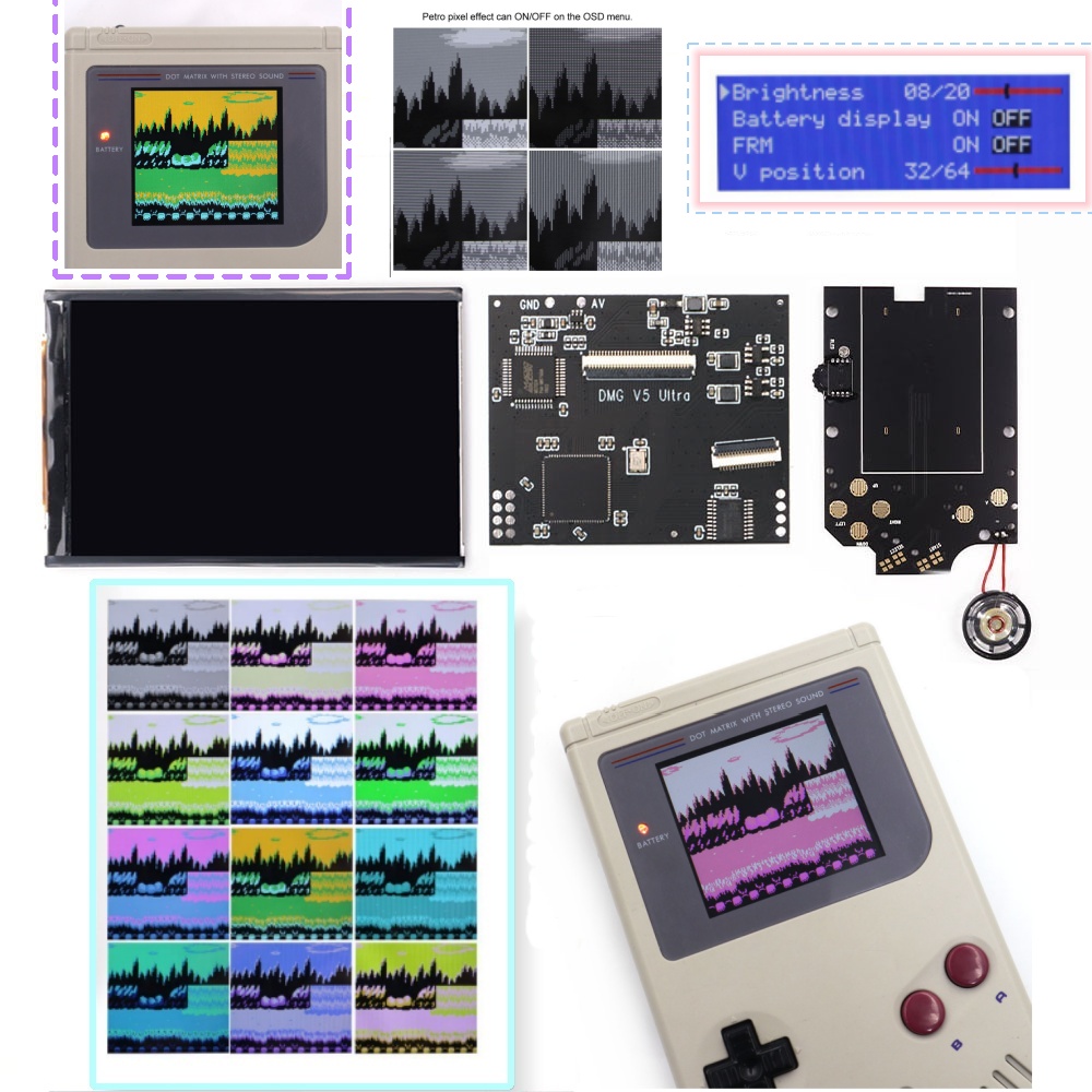 36 Colors Changing Mode RIPS S - Lcd Screen Arcade บทวิจารณ์และราคา