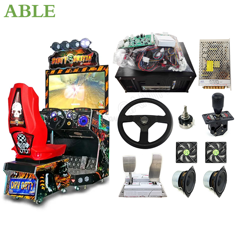 Dirty Drivin Arcade Game Machi - Coin Operated Kiddie Ride บทวิจารณ์และราคา