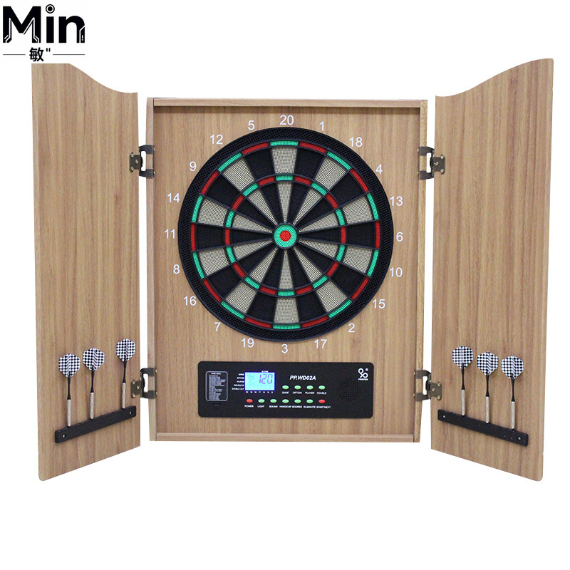 Luxury Wooden Electronic Dart  - Electronic Dartboard Cabinet บทวิจารณ์และราคา