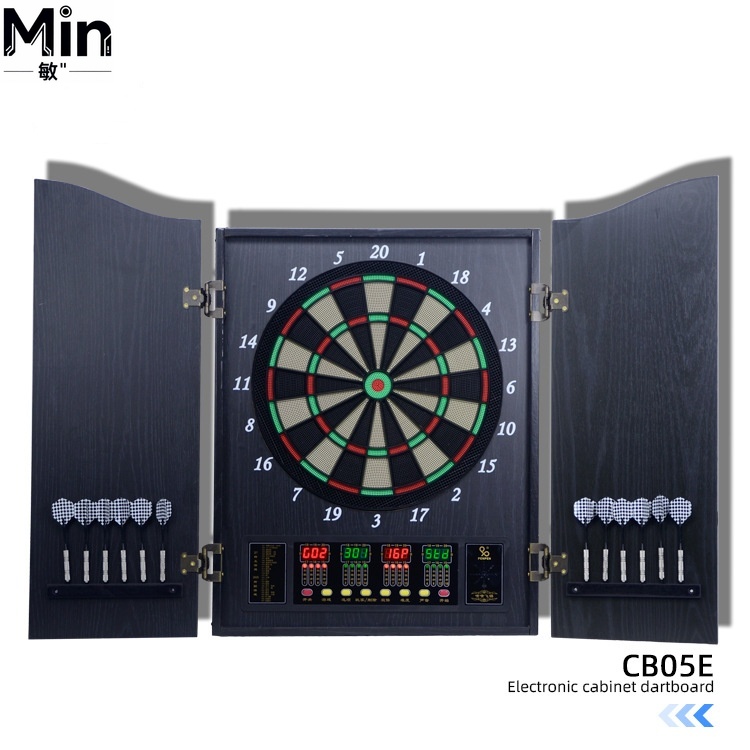 Luxury Wooden Electronic Dart  - Electronic Dartboard Cabinet บทวิจารณ์และราคา