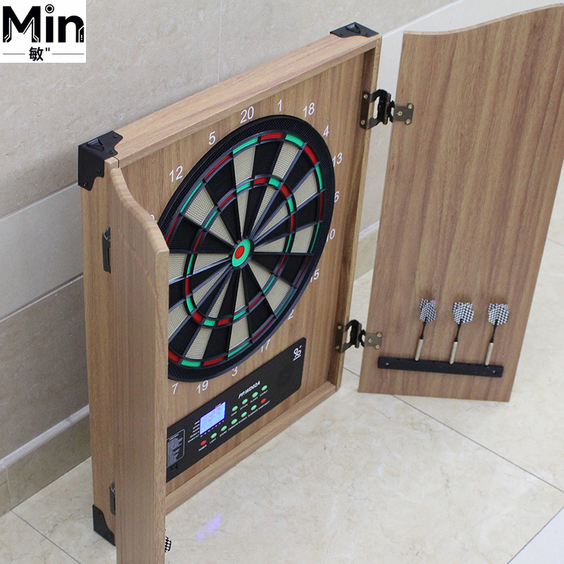 Luxury Wooden Electronic Dart  - Electronic Dartboard Cabinet บทวิจารณ์และราคา
