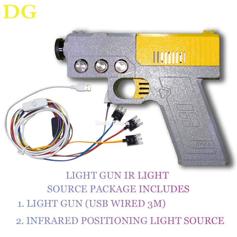 USB Wired Light Gun with Infra - Gun Shooting Arcade บทวิจารณ์และราคา