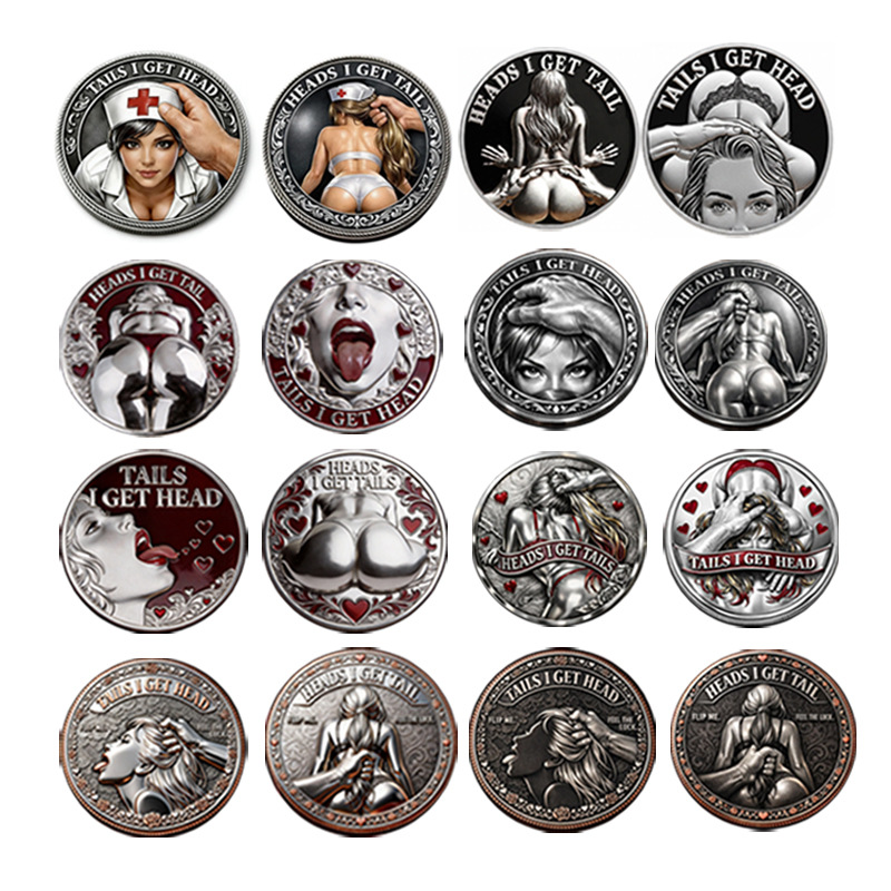 Vintage Challenge Coin Funny P - Token Coin Mechanism บทวิจารณ์และราคา