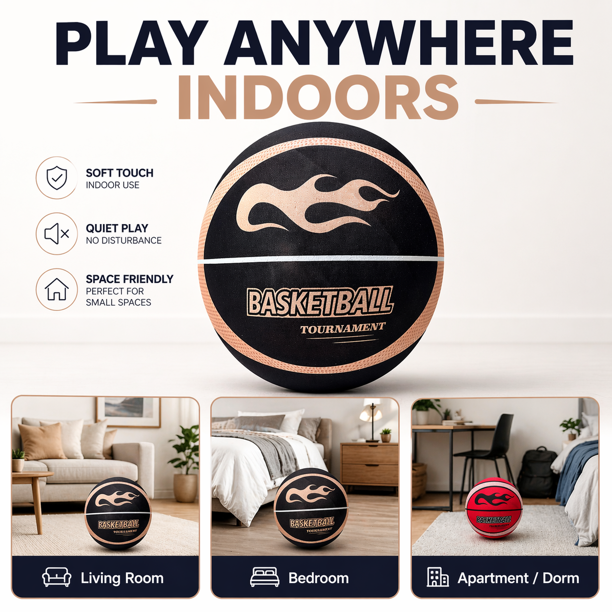 Fabric Cover Silent Basketball - Basketball Arcade Game บทวิจารณ์และราคา