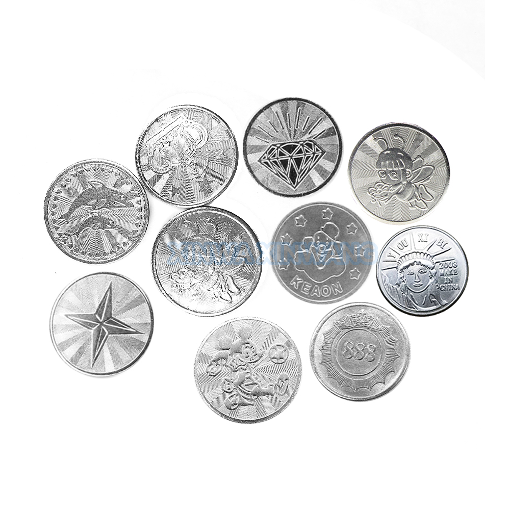 100PCS  Coins Tokens Stainless - Token Coin Mechanism บทวิจารณ์และราคา