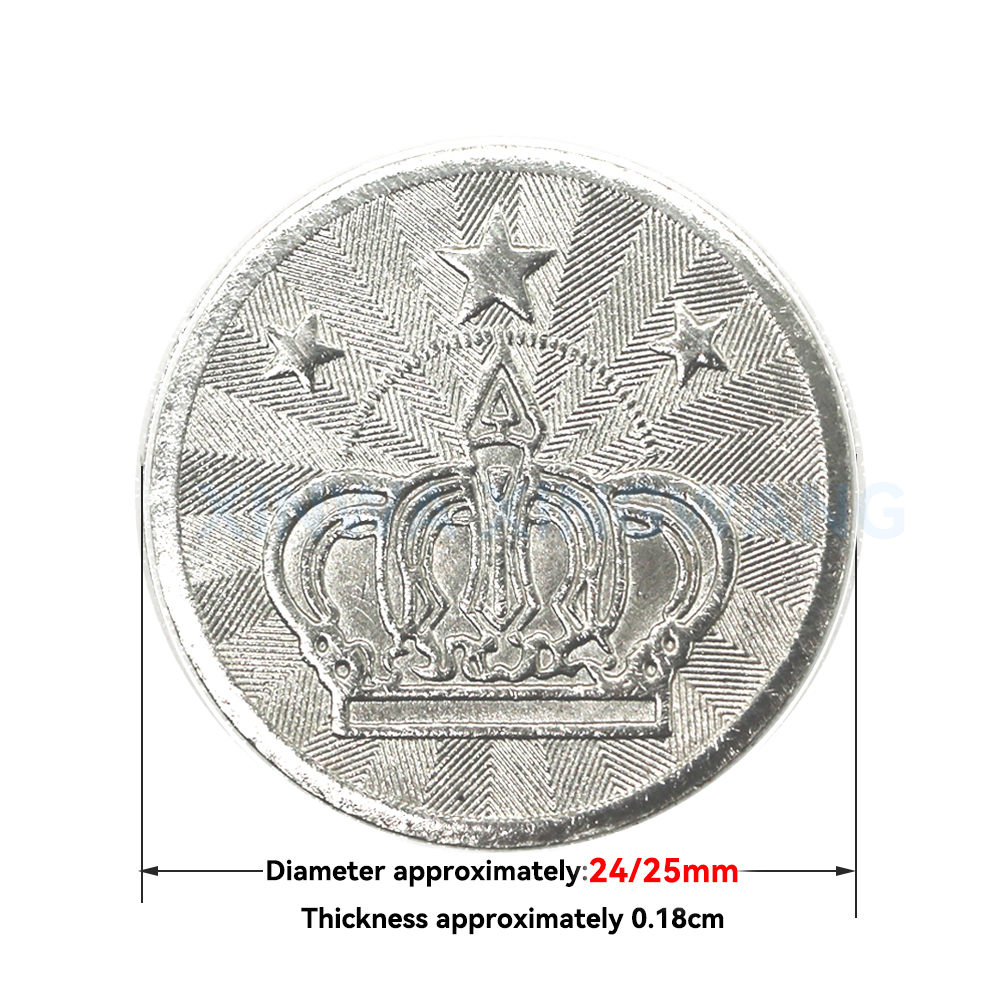100PCS  Coins Tokens Stainless - Token Coin Mechanism บทวิจารณ์และราคา