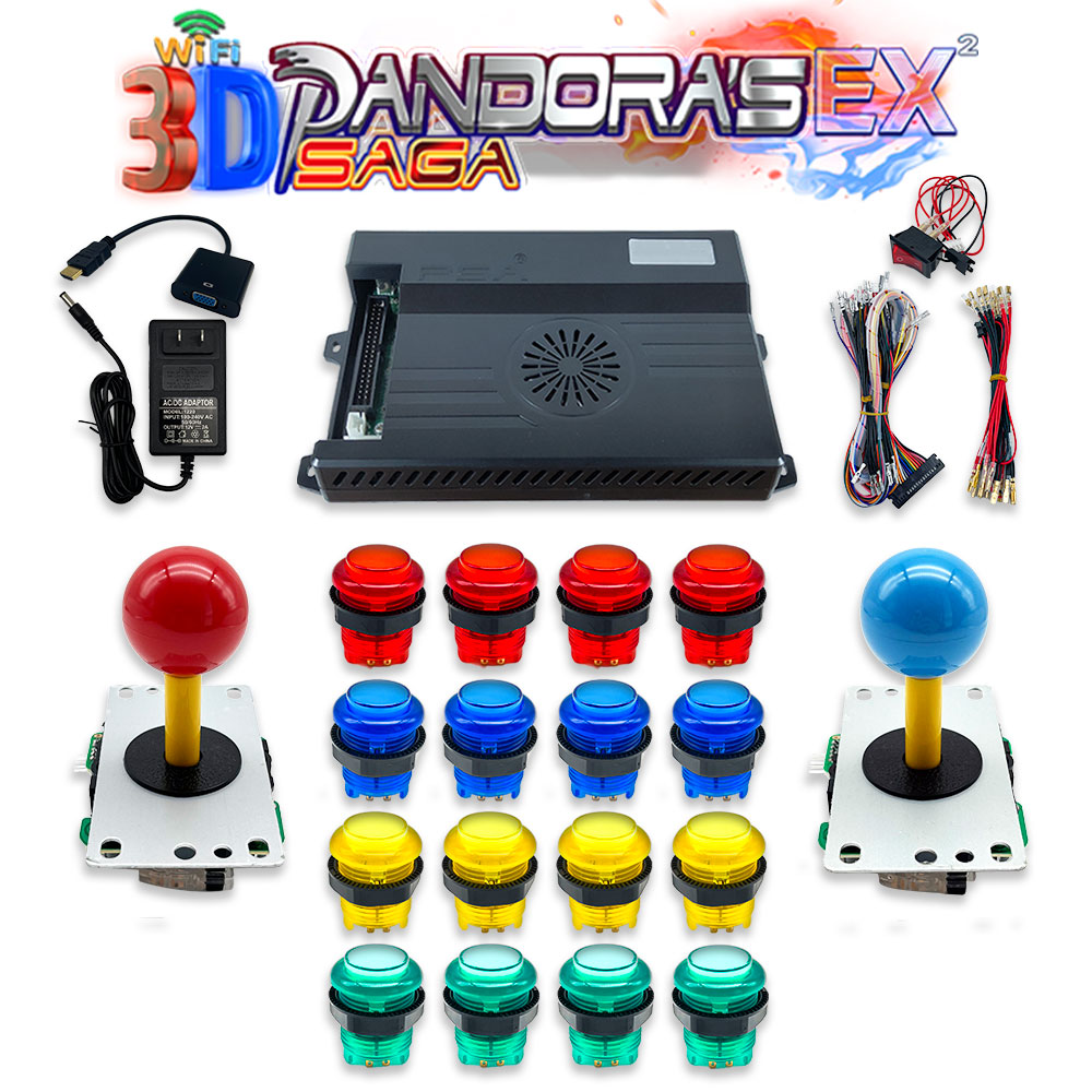 3D WiFi 10888 in 1 Pandora Sag - Arcade X บทวิจารณ์และราคา