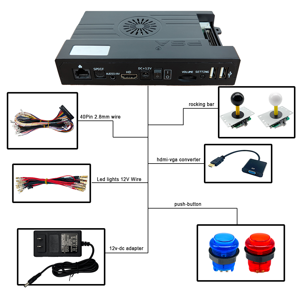 3D WiFi 10888 in 1 Pandora Sag - Arcade X บทวิจารณ์และราคา