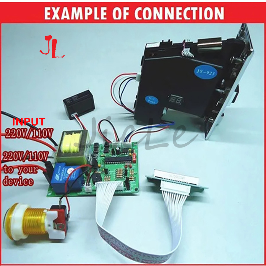 JY-16 110V 220V Coin Acceptor  - Token Coin Mechanism บทวิจารณ์และราคา