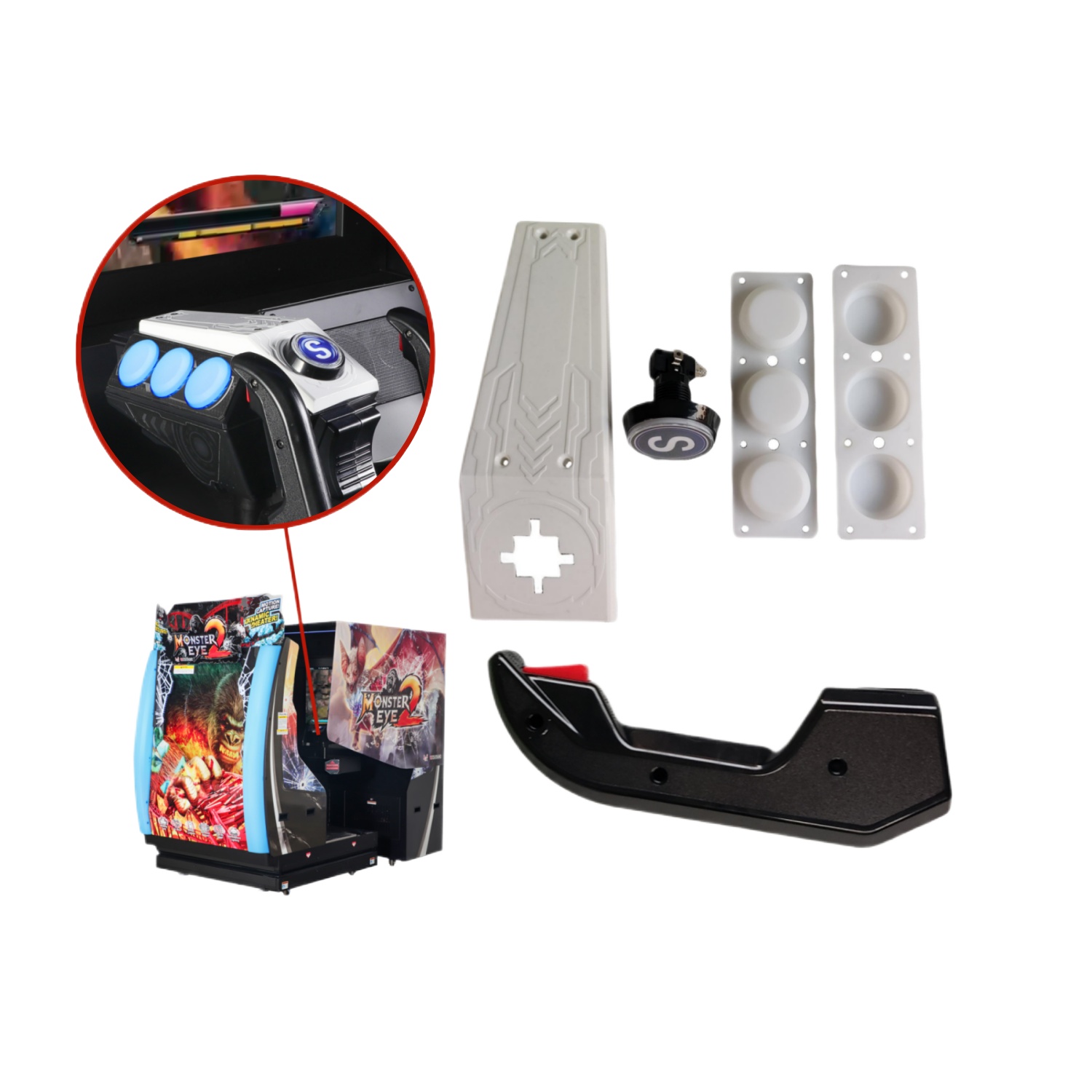 Arcade Shooting Game Accessori - Gun Shooting Arcade บทวิจารณ์และราคา