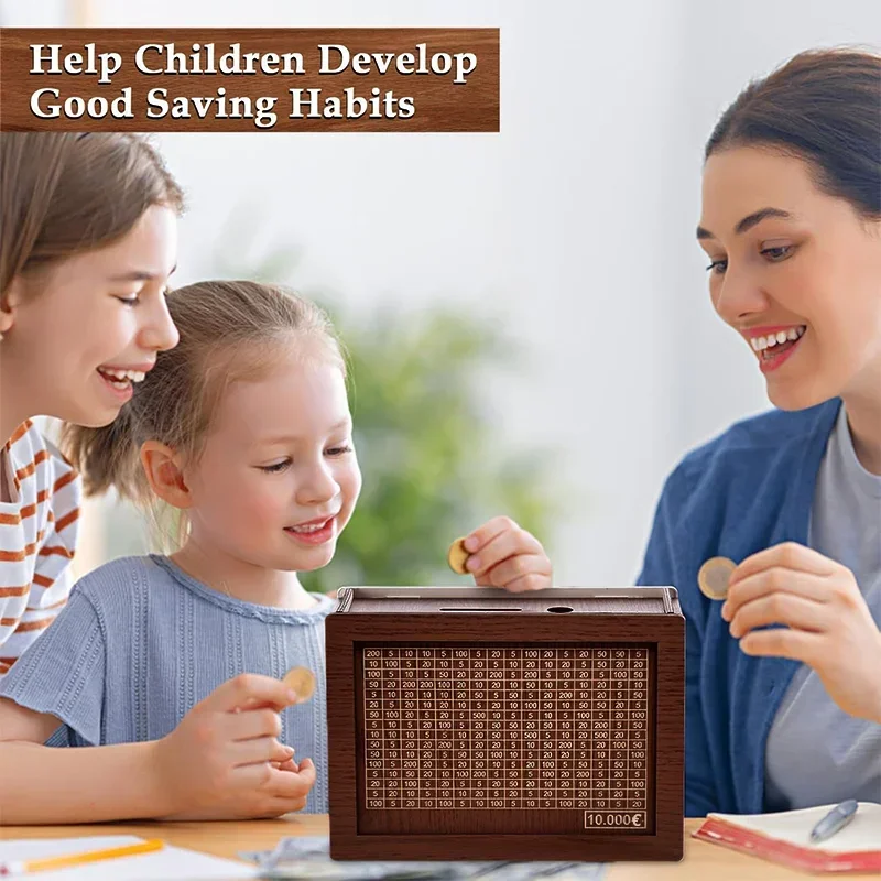 Wood Piggy Bank 1000 Euro Chil - Coin Operated Kiddie Ride บทวิจารณ์และราคา