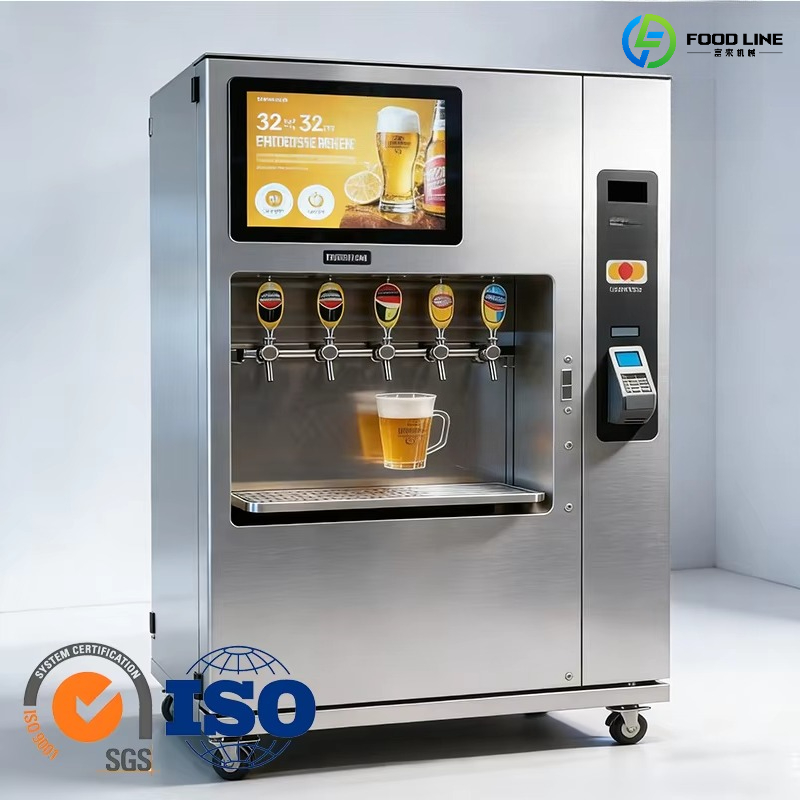 Self-Service Metal Beer Vendin - Vending Machine Qr Code บทวิจารณ์และราคา