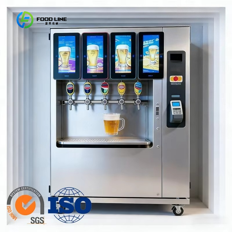 Self-Service Metal Beer Vendin - Vending Machine Qr Code บทวิจารณ์และราคา