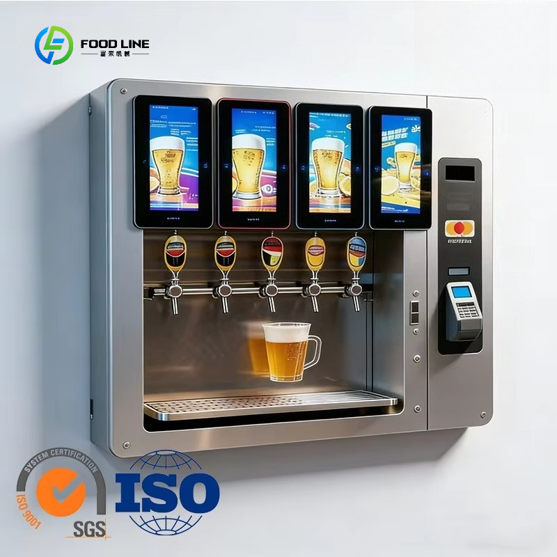 Self-Service Metal Beer Vendin - Vending Machine Qr Code บทวิจารณ์และราคา