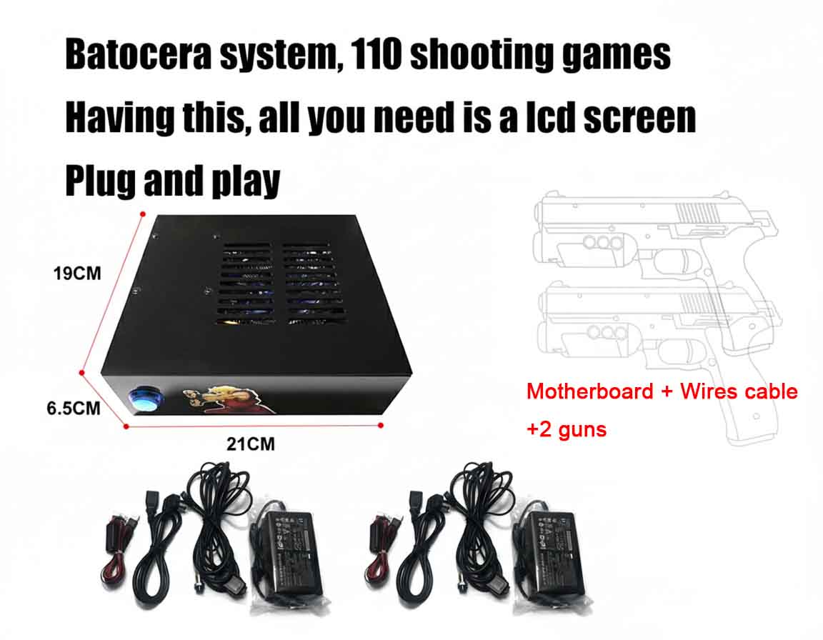 Batocera Game System With Dual - Gun Shooting Arcade บทวิจารณ์และราคา