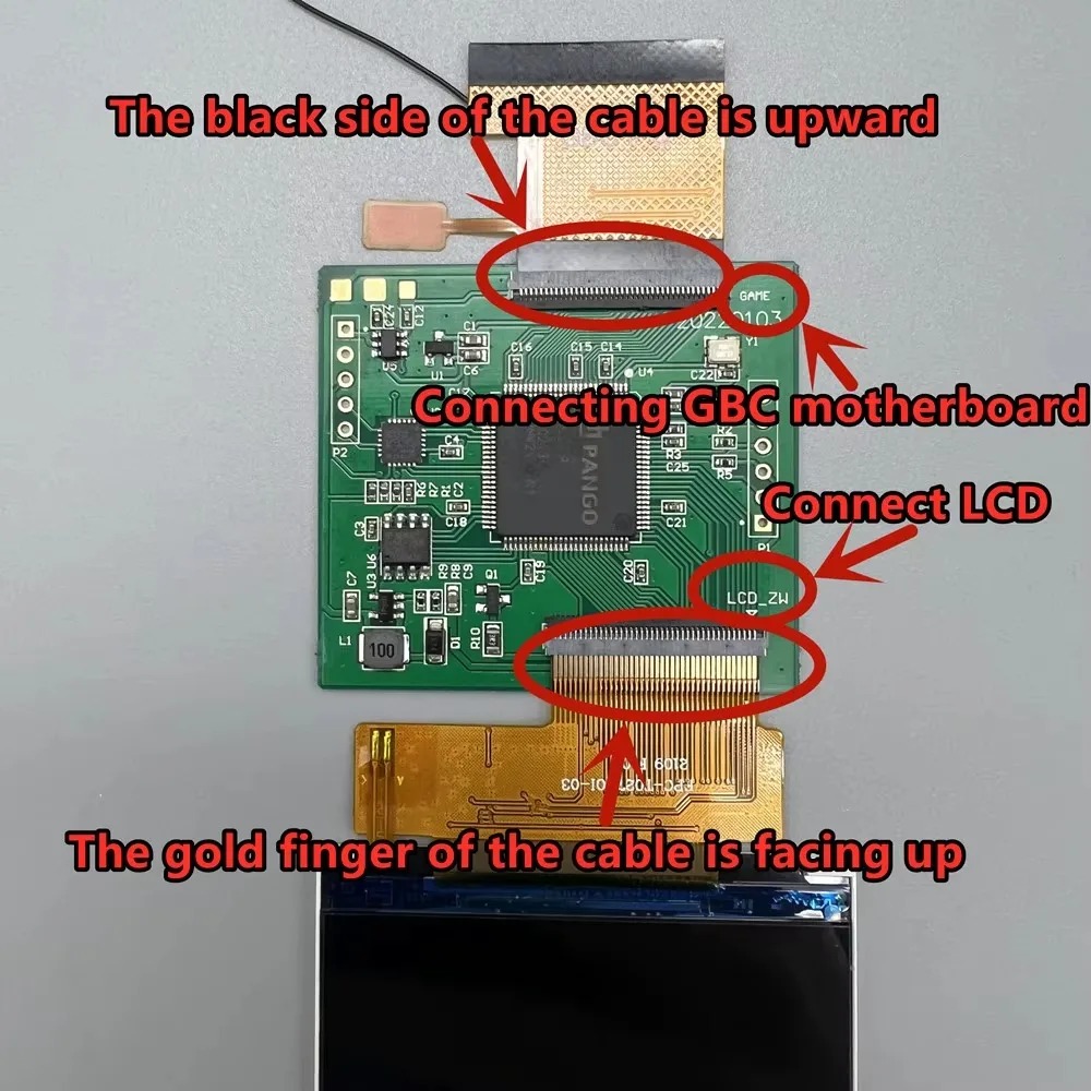 Original Size New 2.45 GBC IPS - Lcd Screen Arcade บทวิจารณ์และราคา
