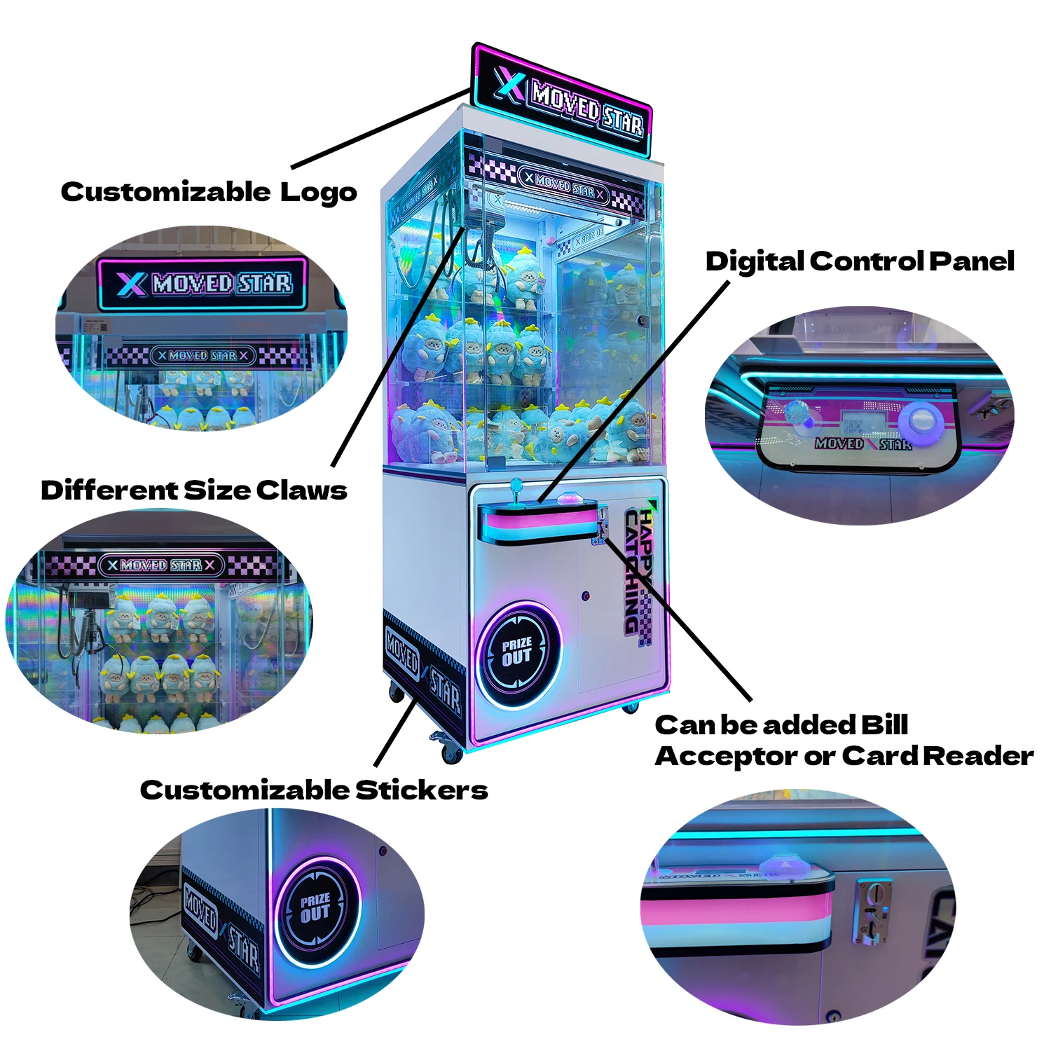 Neofuns Japanese Commercial Ch - Japanese Arcade Vending Machine บทวิจารณ์และราคา