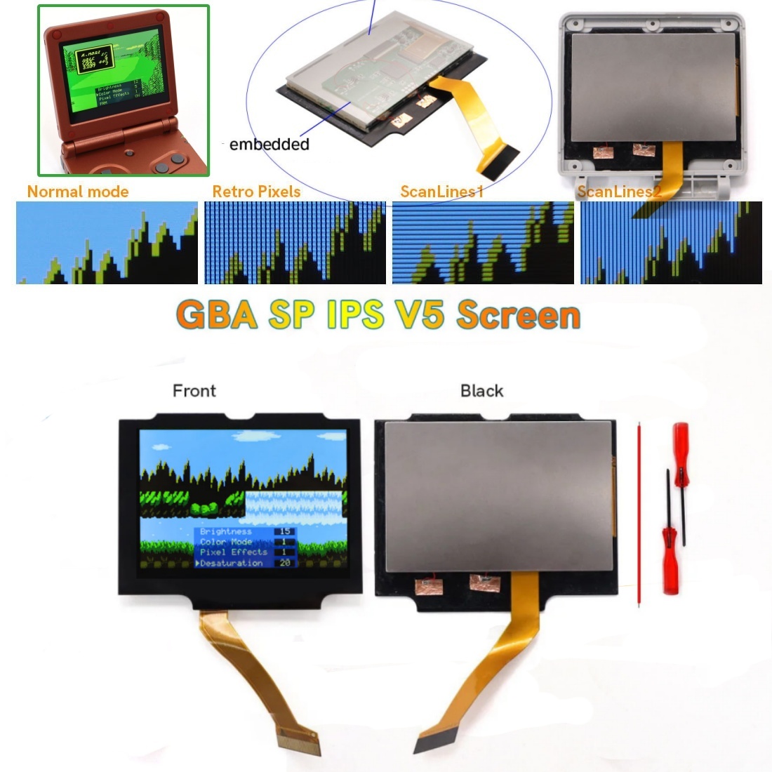 New Laminated IPS 3.0 inch V5  - Lcd Screen Arcade บทวิจารณ์และราคา