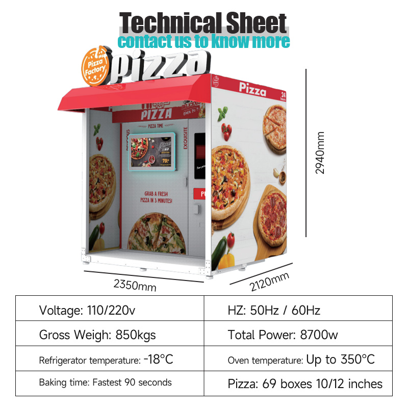 Wholesale Automated Hot Pizza  - Vending Machine Qr Code บทวิจารณ์และราคา
