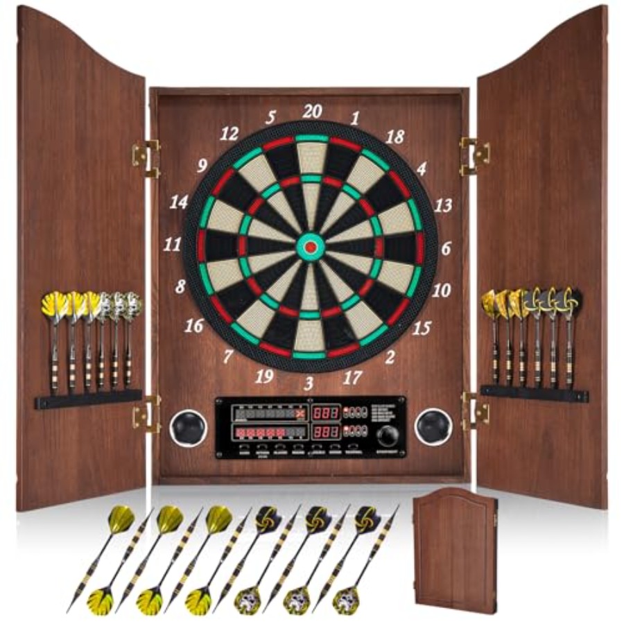 Electronic Dart Board, Decorat - Electronic Dartboard Cabinet บทวิจารณ์และราคา