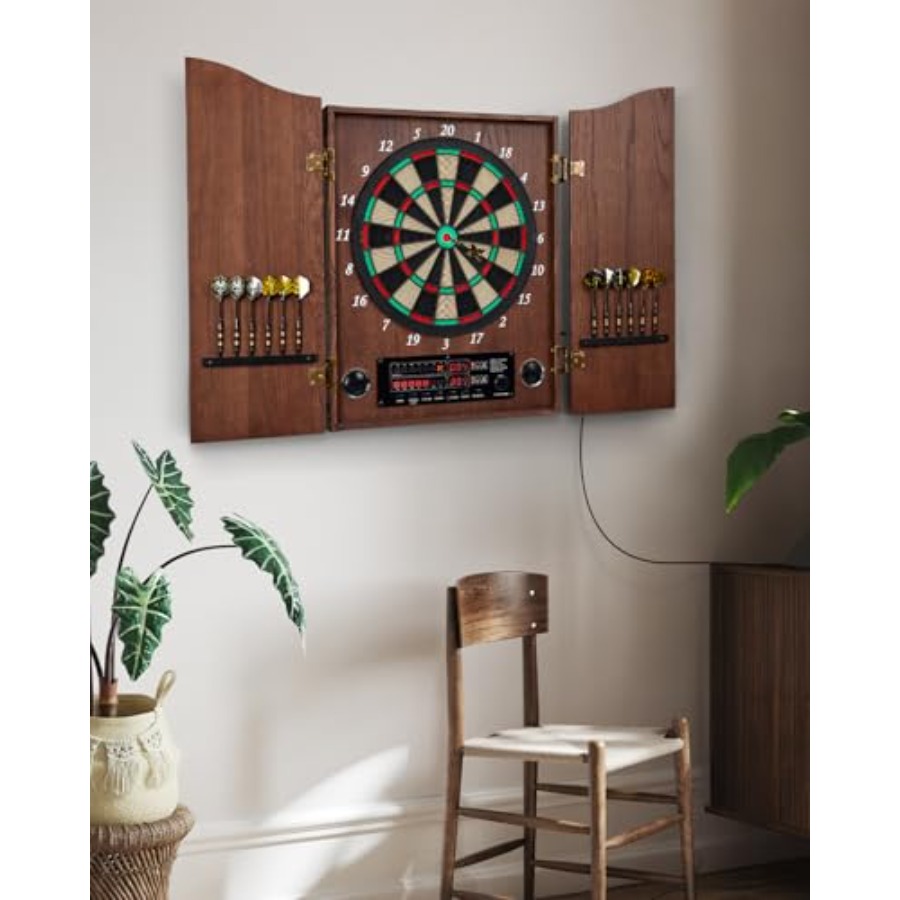 Electronic Dart Board, Decorat - Electronic Dartboard Cabinet บทวิจารณ์และราคา