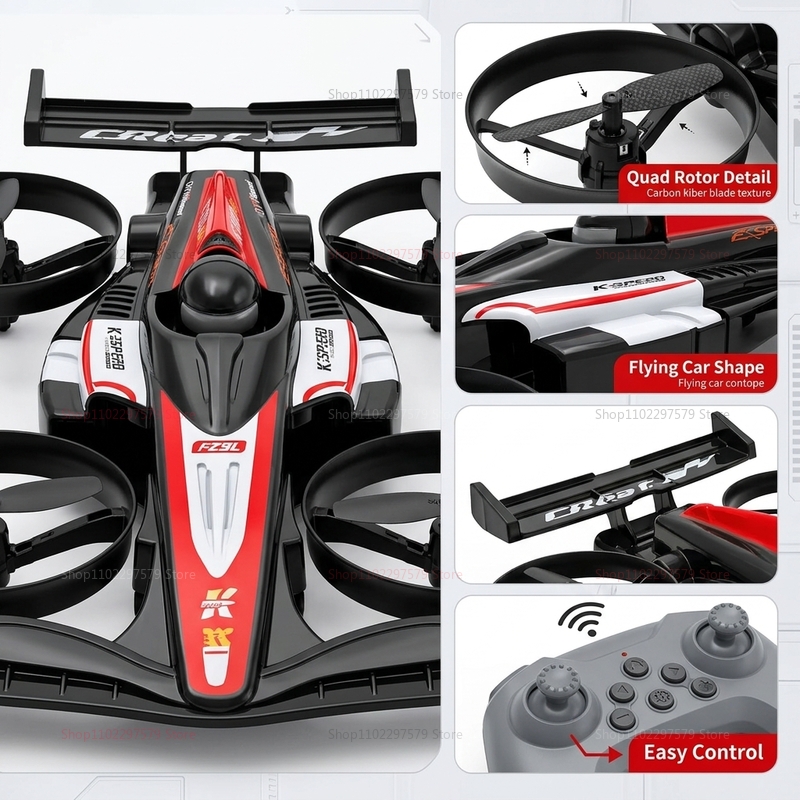 Mini RC Flying Car Transformab - Racing Arcade Cabinet บทวิจารณ์และราคา