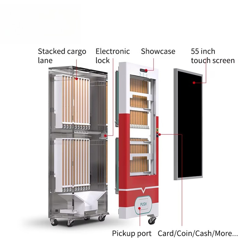 Customizable Vending Bar Outdo - Vending Machine Qr Code บทวิจารณ์และราคา