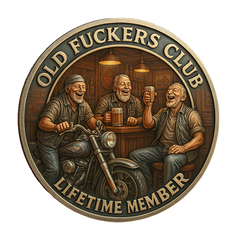 1pc Vintage Old Club Lifetime  - Token Coin Mechanism บทวิจารณ์และราคา